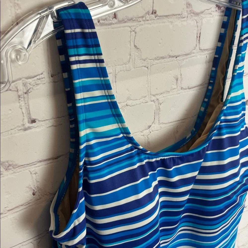 LL Bean Striped Tankini Top - Picture 4 of 10